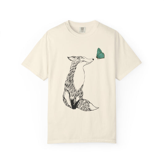 Fox & Butterfly - Comfort Colors Relaxed Fit Premium T Shirt
