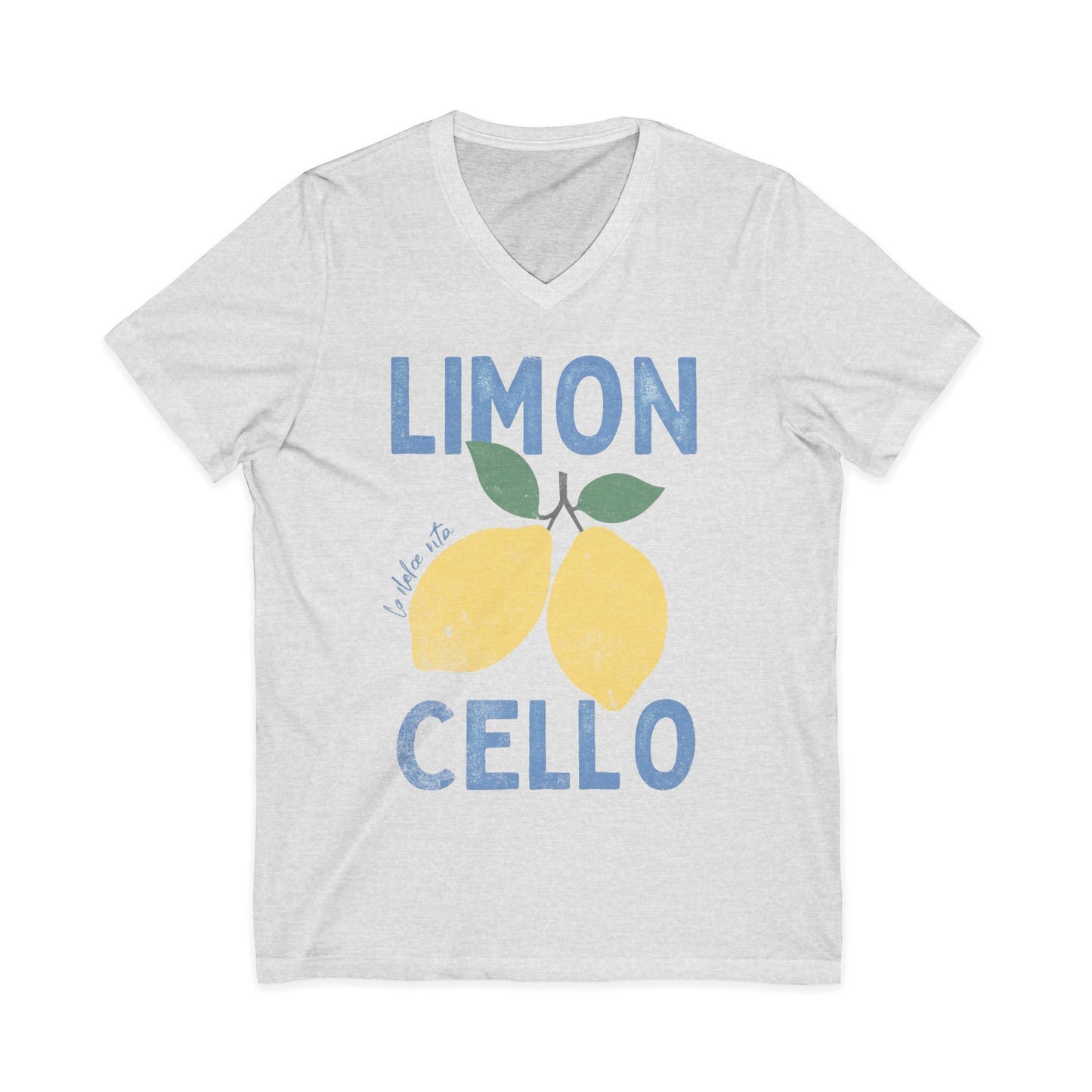 Limon Cello, Vintage Tee - Short Sleeve V Neck
