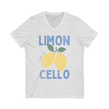 Limon Cello, Vintage Tee - Short Sleeve V Neck
