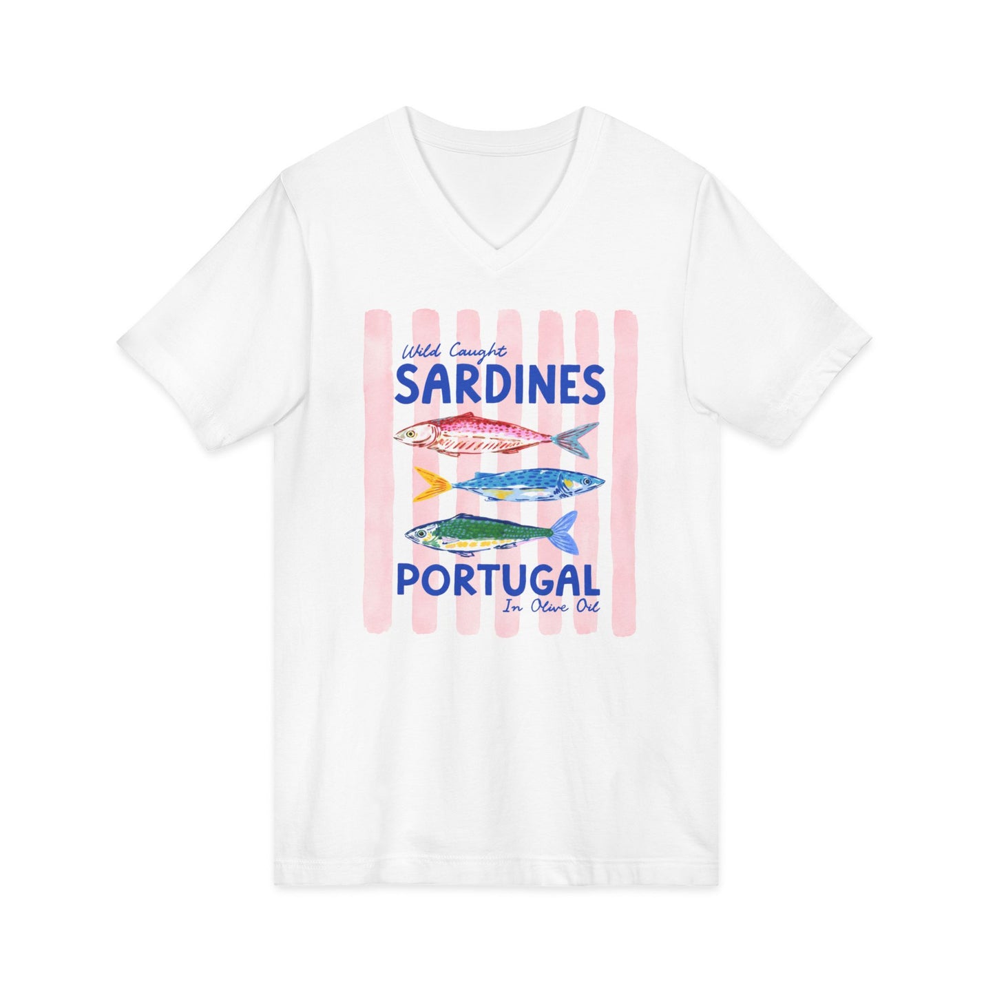Sardines - Short Sleeve V Neck
