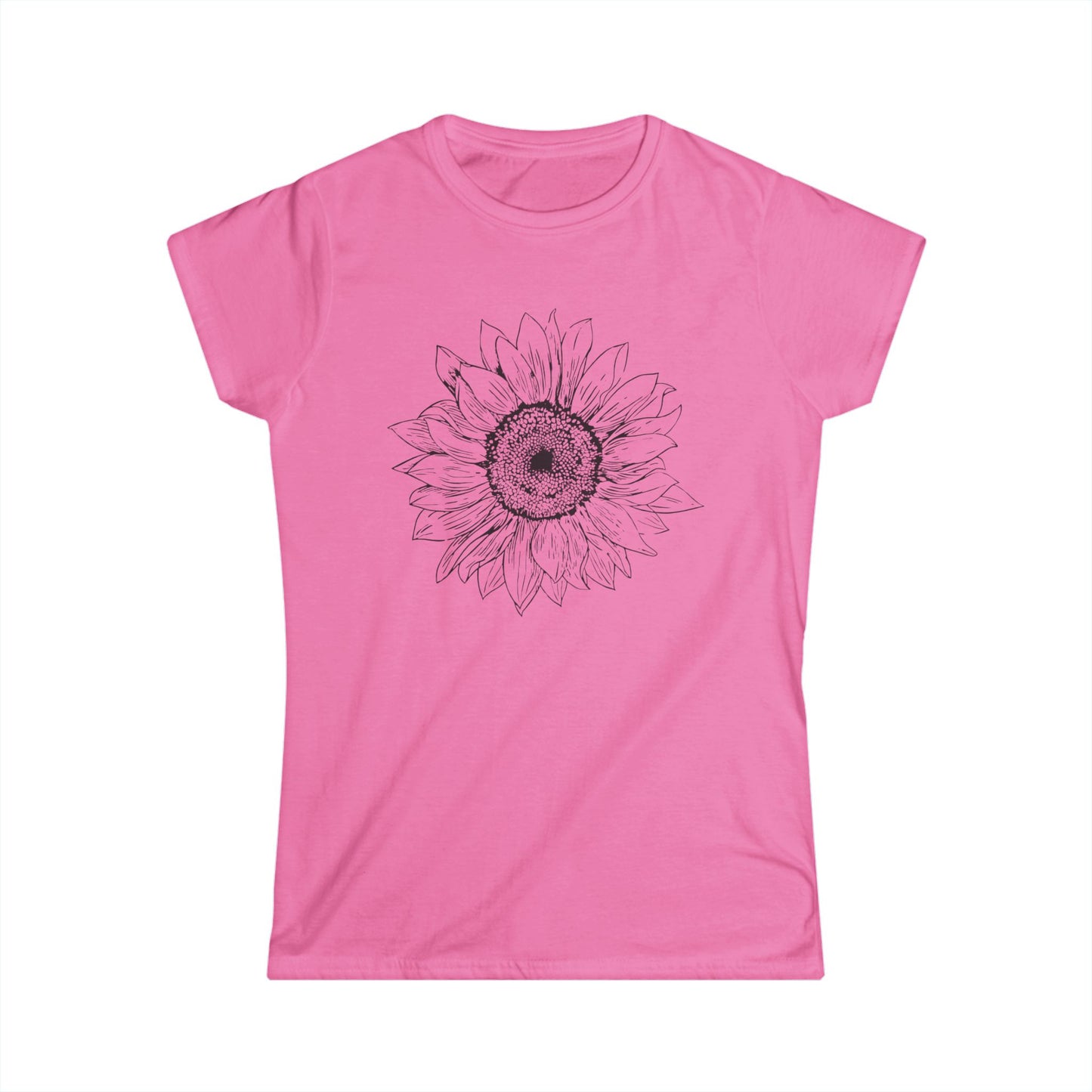 Graphite Sunflower - Women's Softstyle Tee