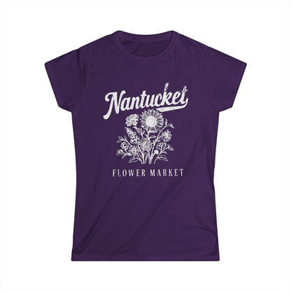 Nantucket Flower Market - Women's Softstyle Tee