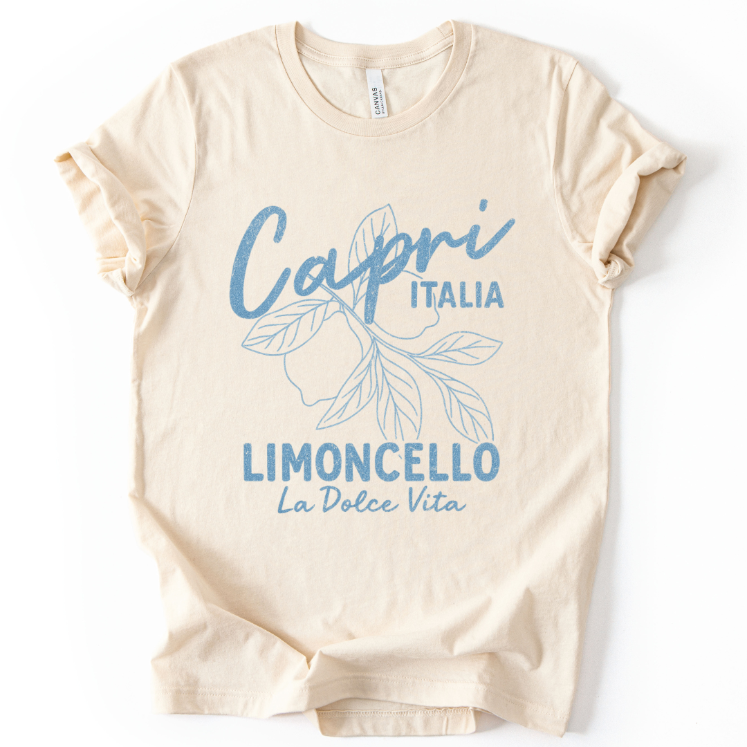 Capri - Bella Canvas Super Soft Fitted T Shirt