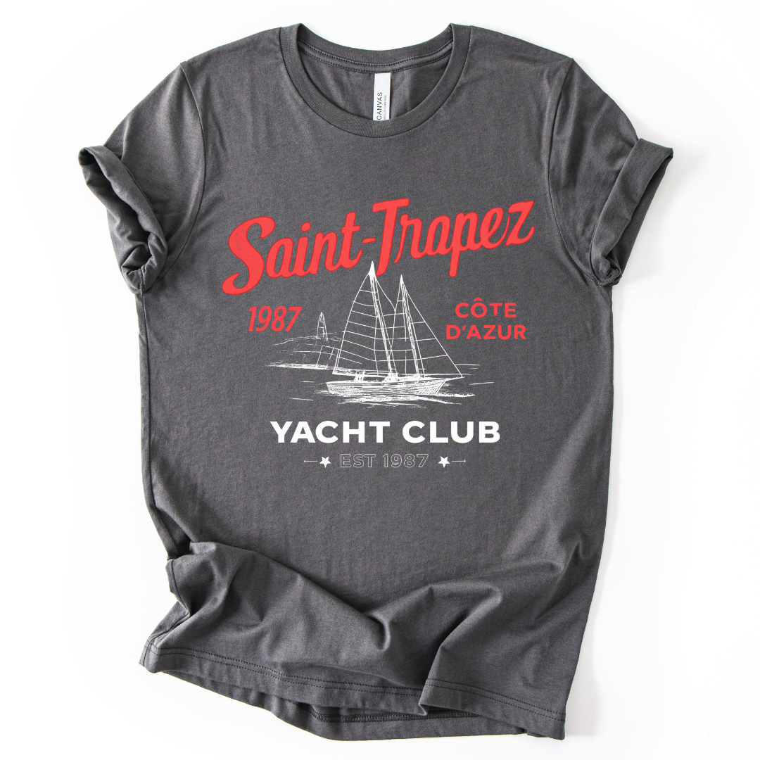 Saint Tropez Yacht Club - Bella Canvas Super Soft Standard Fit T Shirt