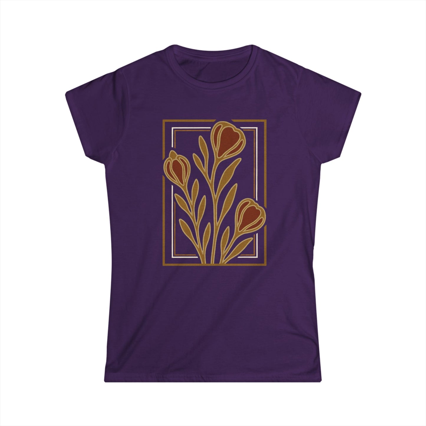 Floraison Noire - Women's Cut Fitted Tee