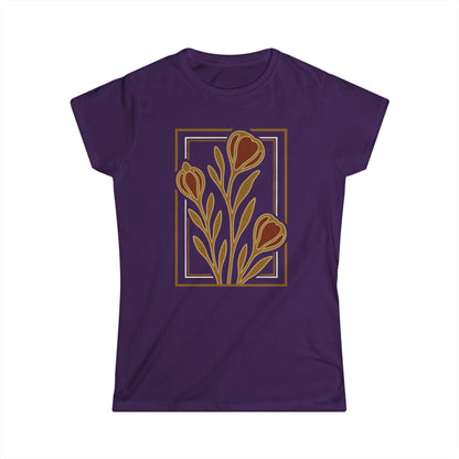 Floraison Noire - Women's Cut Fitted Tee