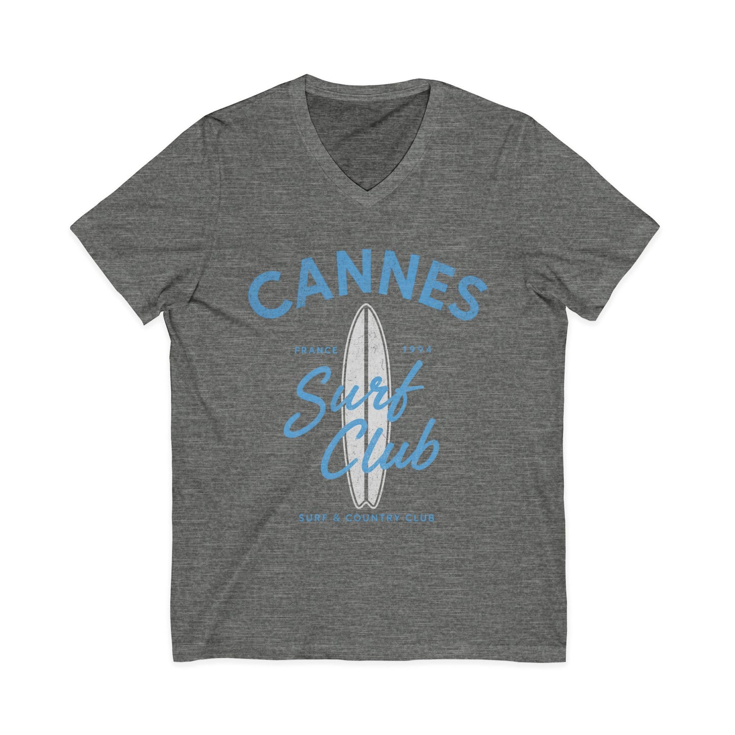 Cannes Surf Club - Short Sleeve V Neck