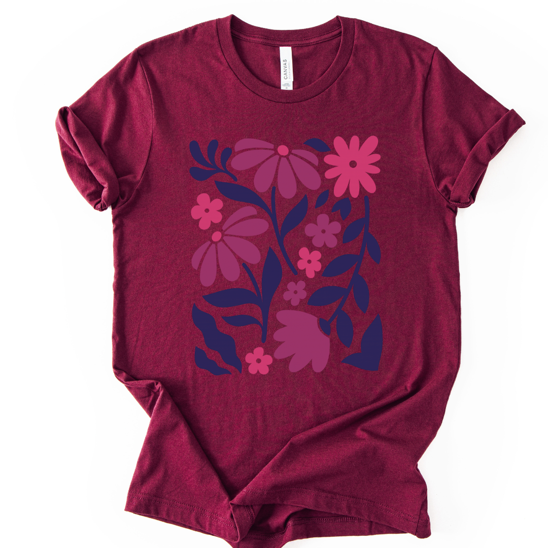 A Life In Bloom - Bella Canvas Super Soft Fitted T Shirt