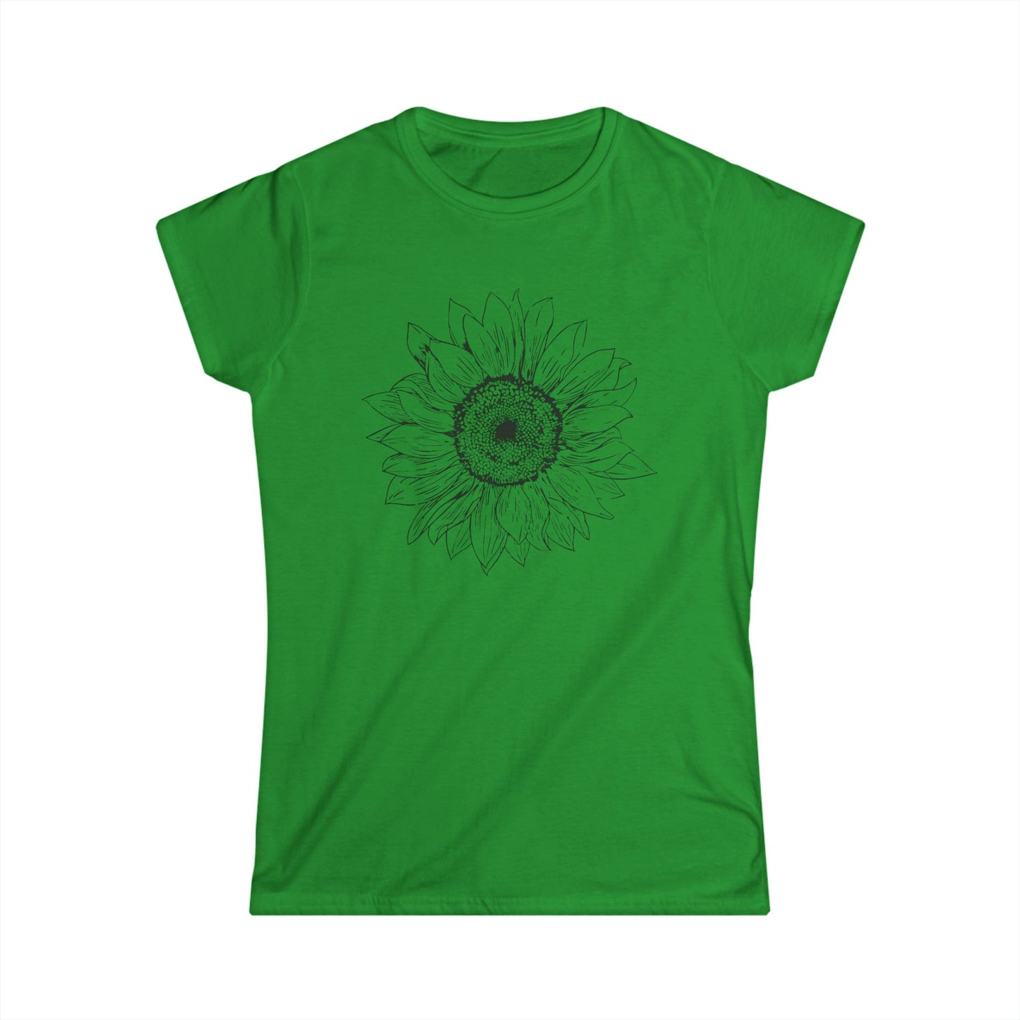 Graphite Sunflower - Women's Softstyle Tee