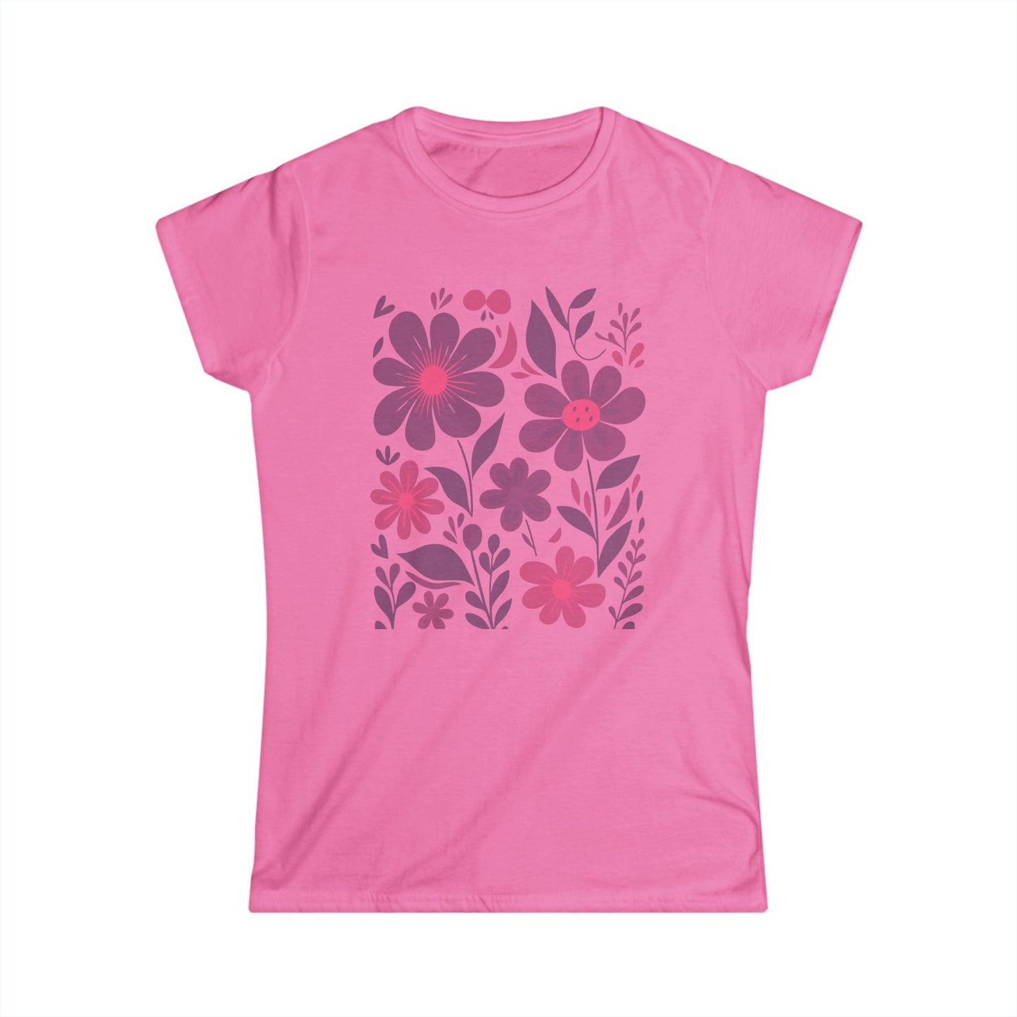 Floral Riot - Women's Softstyle Tee