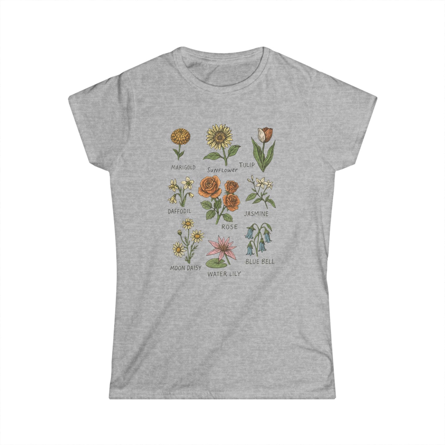 Botanical Sketchbook - Women's Softstyle Tee