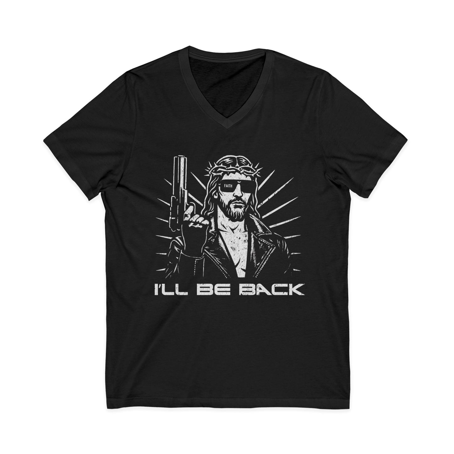I'll Be Back  - Short Sleeve V Neck