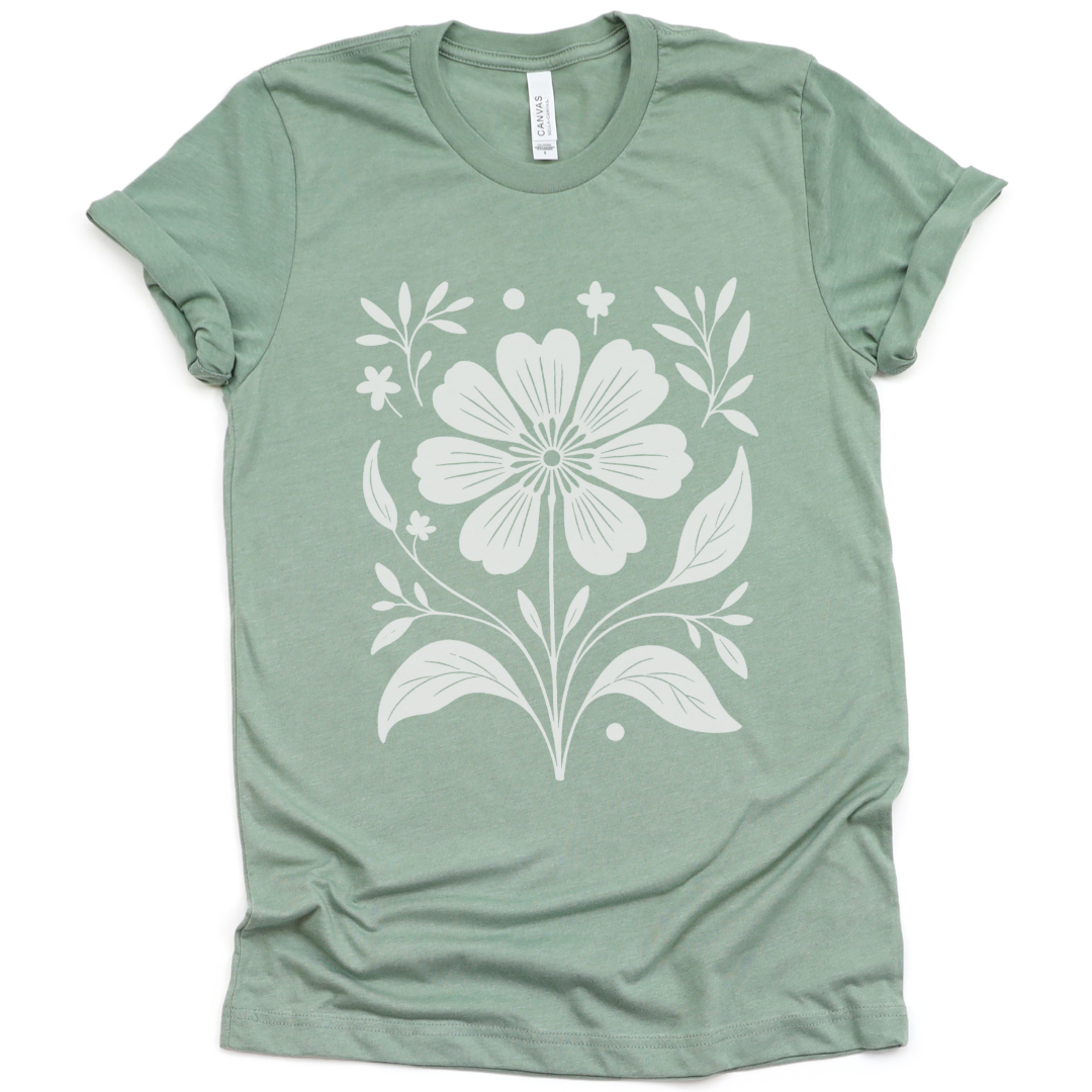 Petalis Blanco - Bella Canvas Super Soft Fitted T Shirt