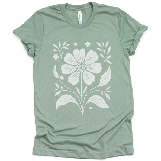 Petalis Blanco - Bella Canvas Super Soft Fitted T Shirt