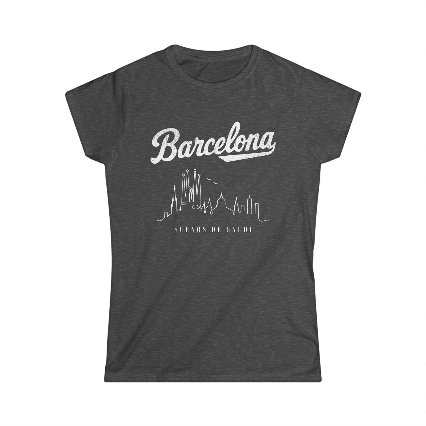 Barcelona, Dreams Of Gaudi - Women's Softstyle Tee