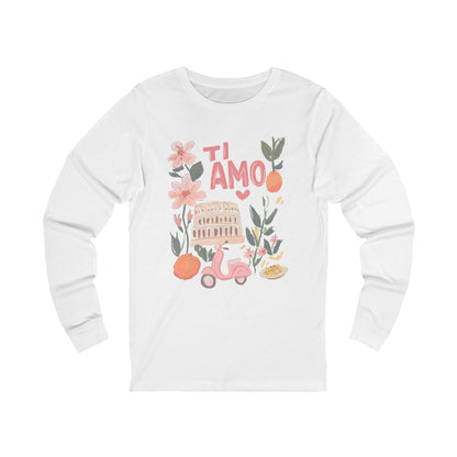Ti Amo - Bella Canvas Super Soft Long Sleeve T Shirt