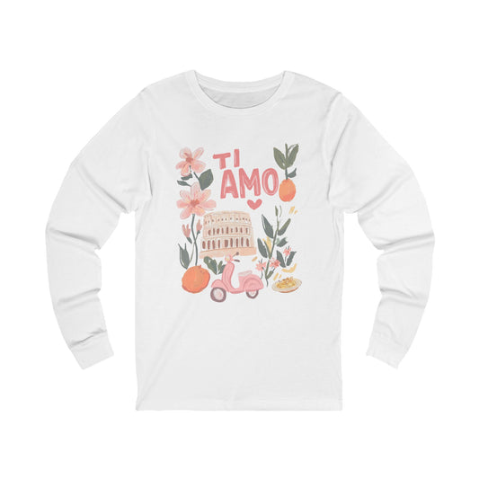 Ti Amo - Bella Canvas Super Soft Long Sleeve T Shirt