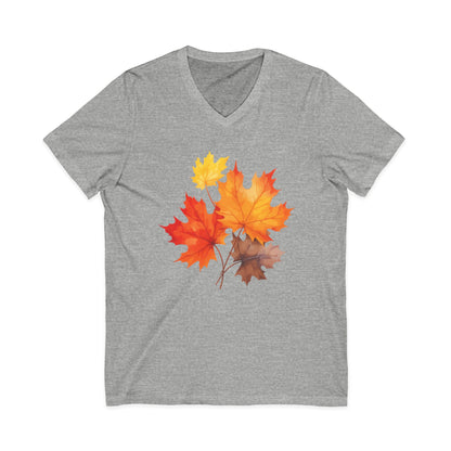 Autumn Leaves - Short Sleeve V Neck