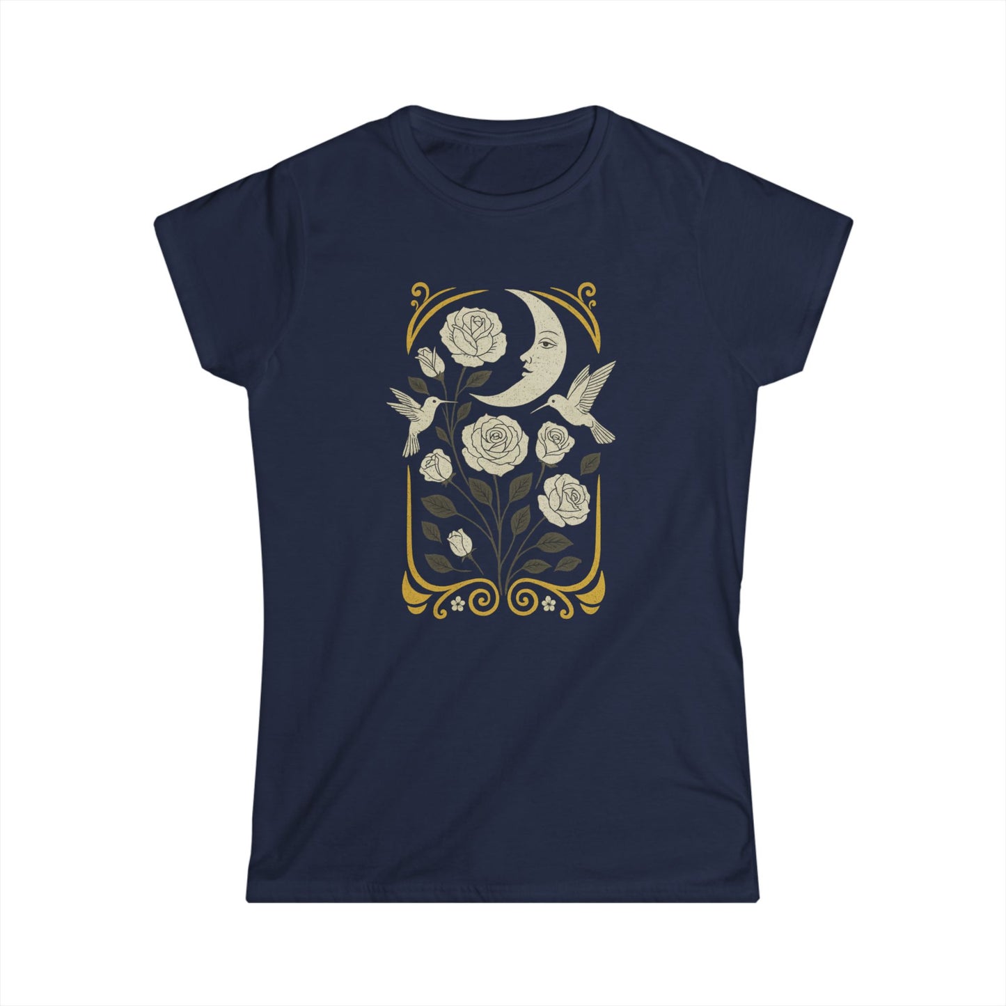 Moonlight Floral - Women's Softstyle Tee