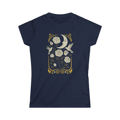 Moonlight Floral - Women's Softstyle Tee