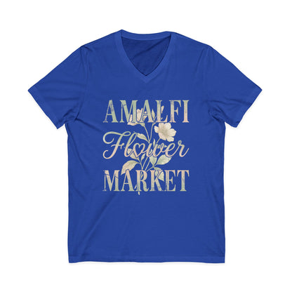 Amalfi Flower Market - Short Sleeve V Neck