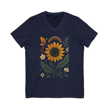 Sunflower - Short Sleeve V Neck