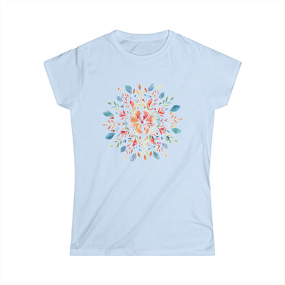 Plant Mandala - Women's Cut Fitted Tee