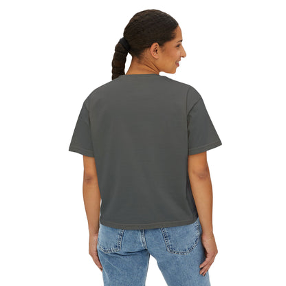 Nantucket Flower Market - Comfort Colors Boxy Cropped Tee