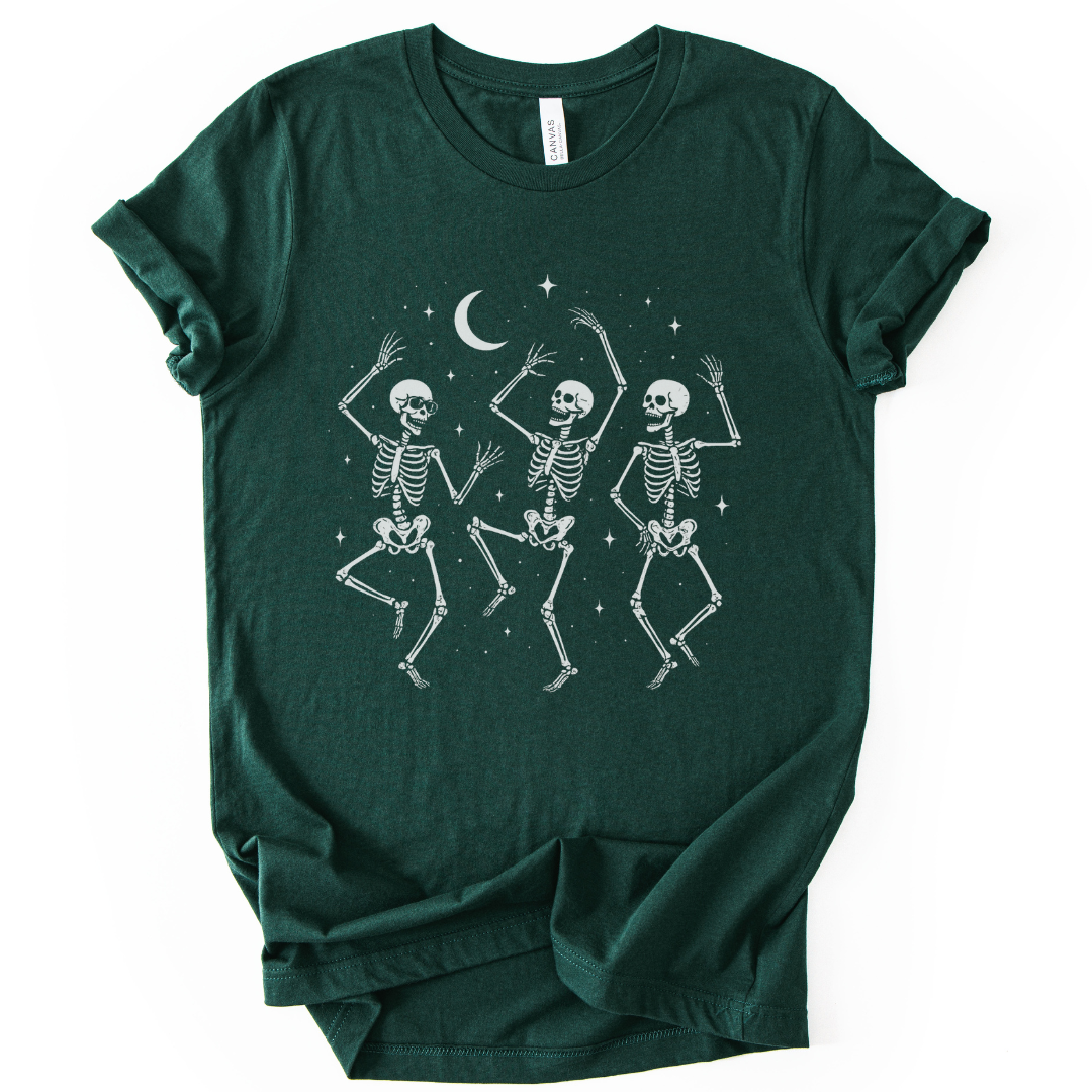 Midnight Bones & Boogie- Bella Canvas Super Soft Fitted T Shirt