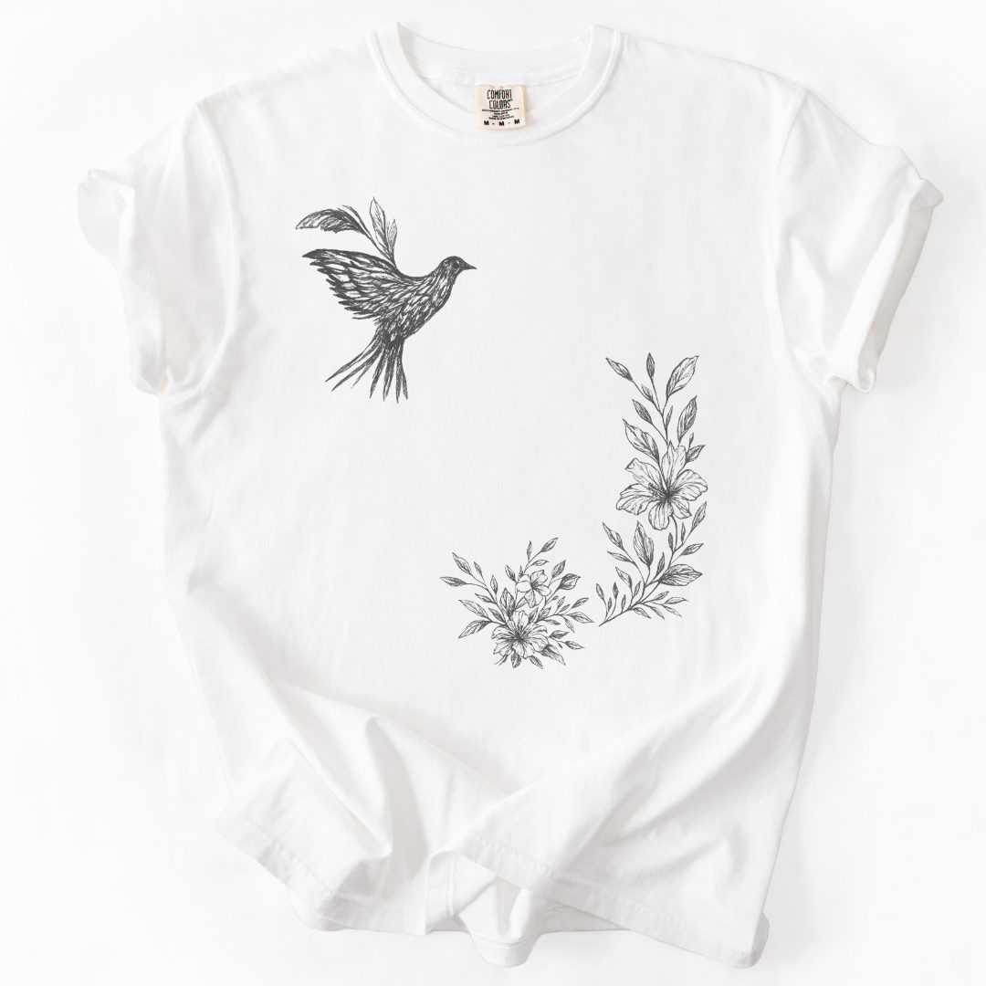 Captured In Charcoal  -  Comfort Colors Relaxed Fit Premium T Shirt