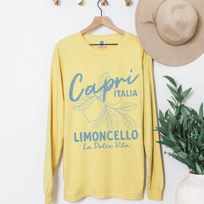 Capri - Comfort Colors Premium Long Sleeve T Shirt