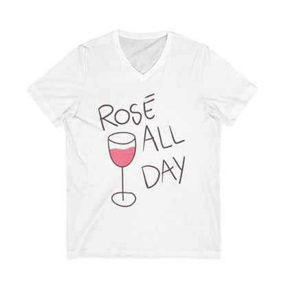 Rose All Day - Short Sleeve V Neck