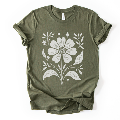 Petalis Blanco - Bella Canvas Super Soft Fitted T Shirt