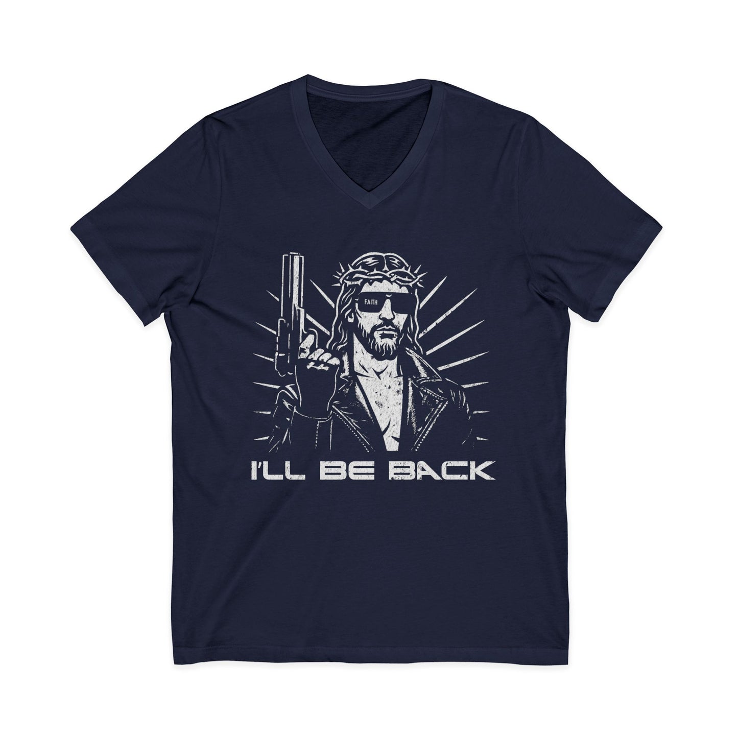 I'll Be Back  - Short Sleeve V Neck