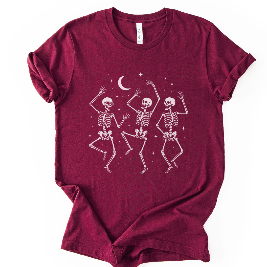 Midnight Bones & Boogie- Bella Canvas Super Soft Fitted T Shirt