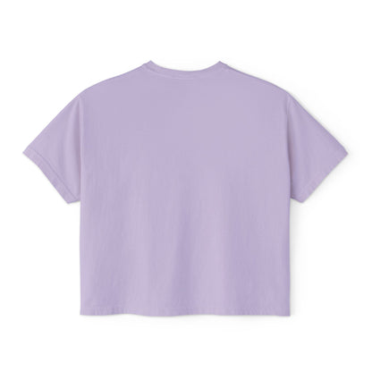 Nantucket Flower Market - Comfort Colors Boxy Cropped Tee