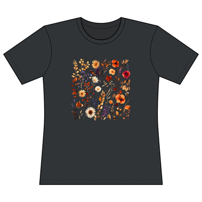 Autumn Boho Floral Print - Super Soft Women's Cut