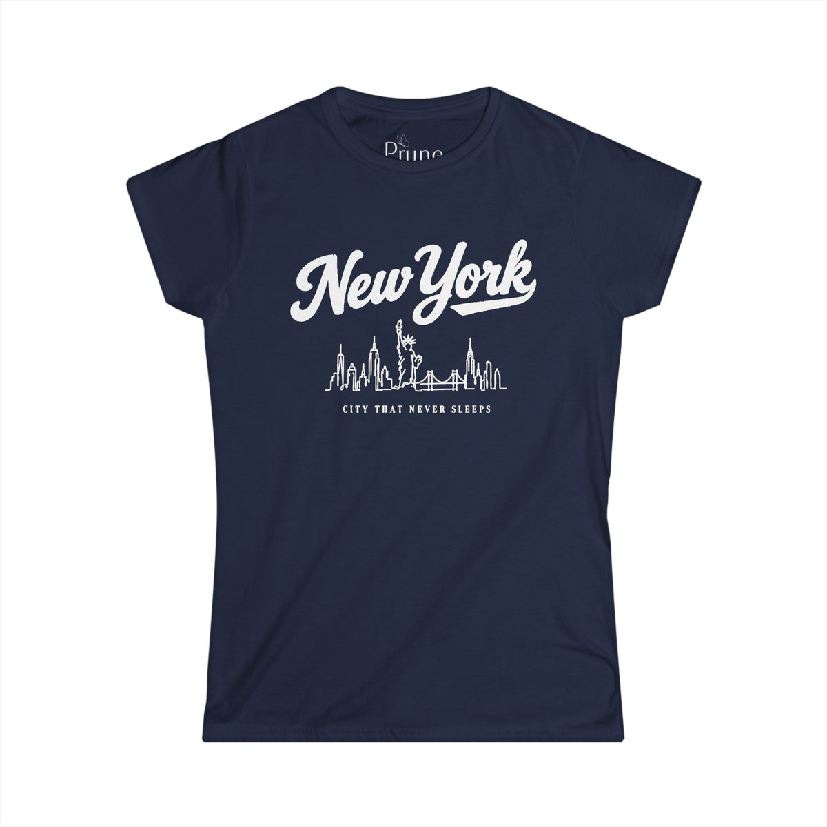 New York Skyline Doodle  - Women's Cut Fitted Tee