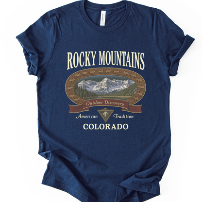 Rocky Mountains - Bella Canvas Super Soft Fitted T Shirt
