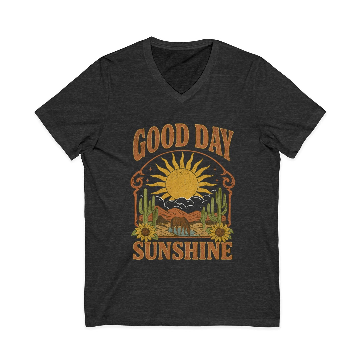 Good Day Sunshine - Short Sleeve V Neck