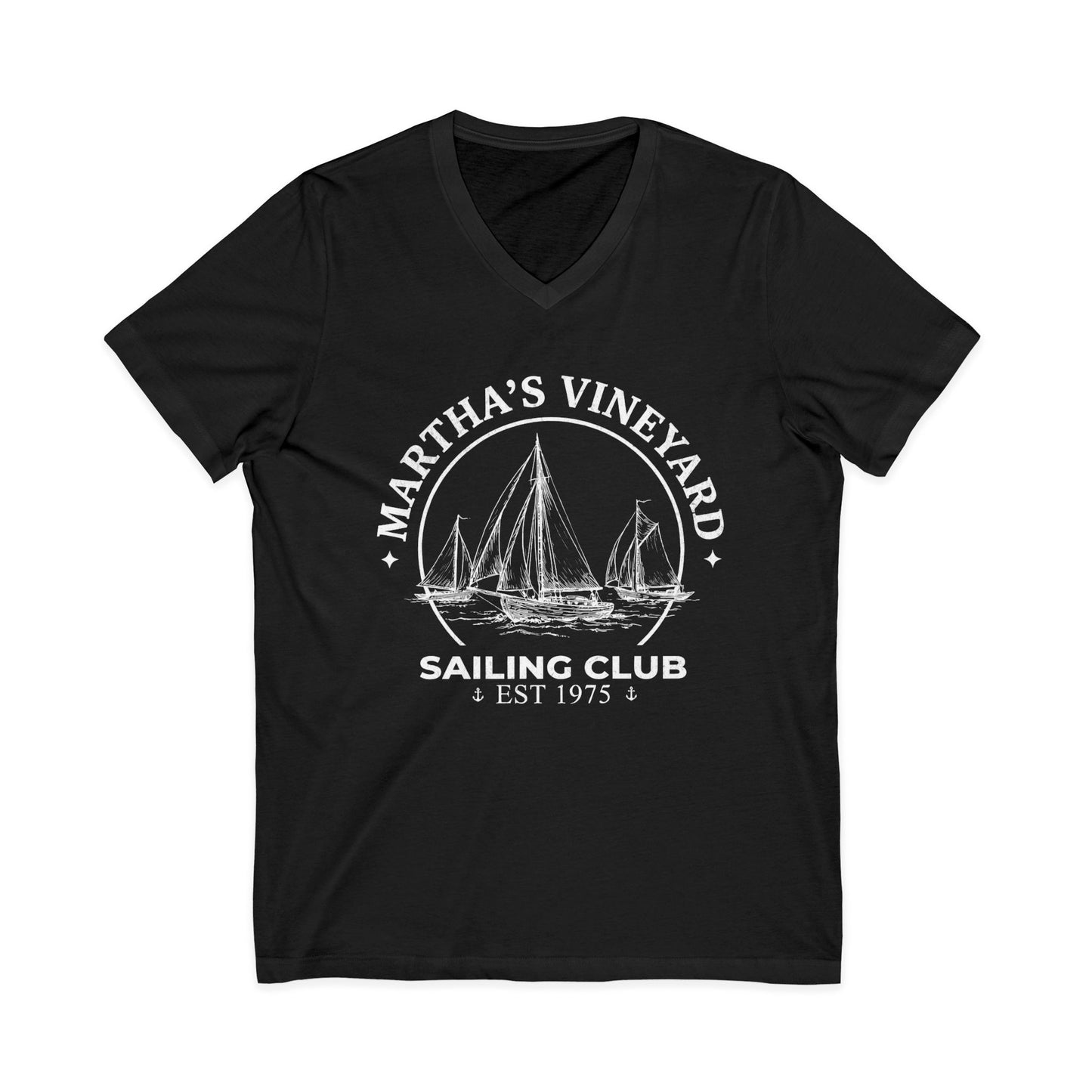 Martha's Vineyard Sailing Club - Short Sleeve V Neck