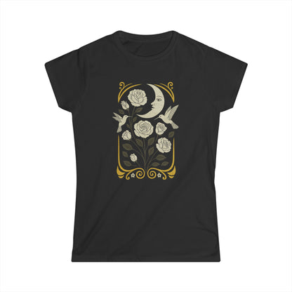Moonlight Floral - Women's Softstyle Tee