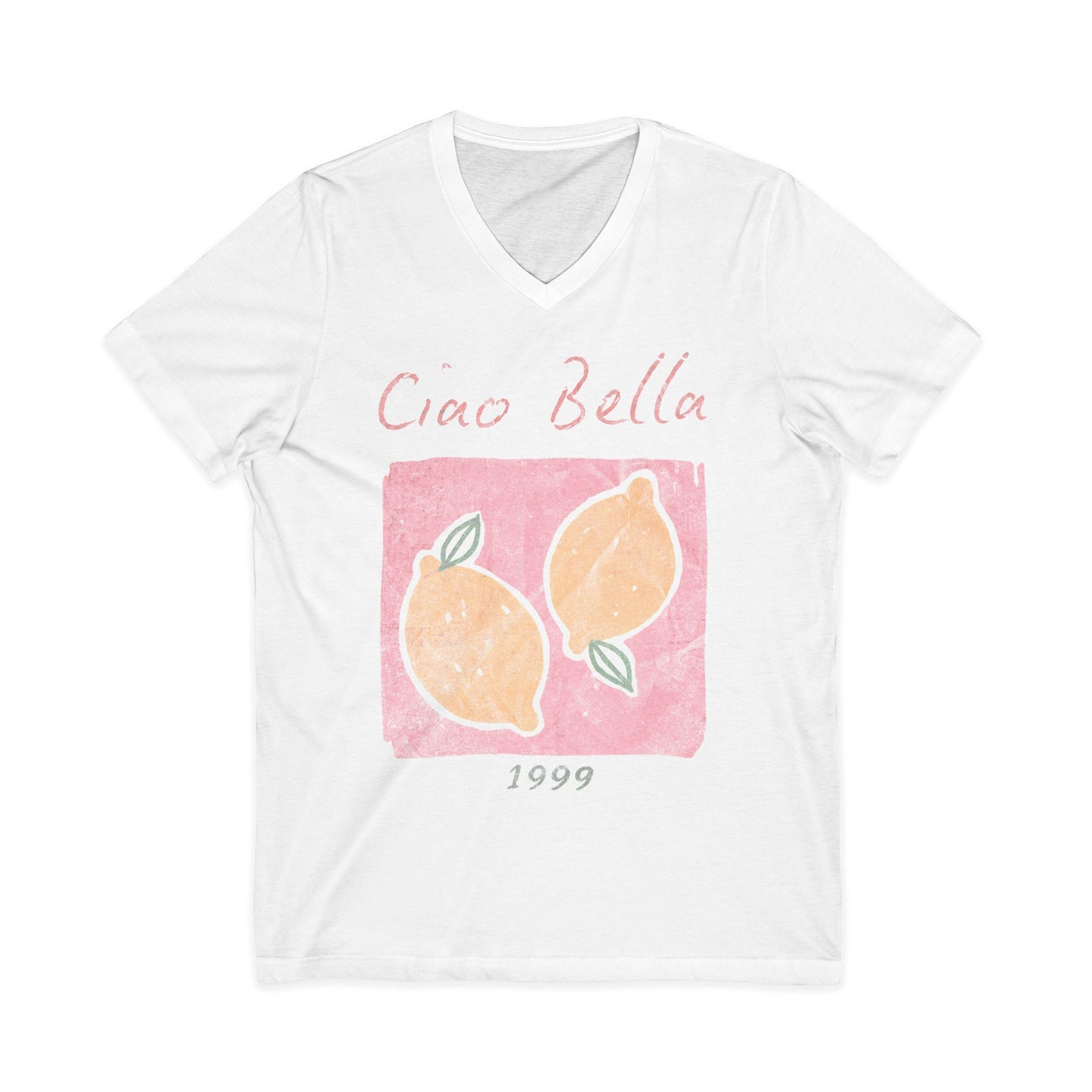 Ciao Bella Vintage Wash - Short Sleeve V Neck