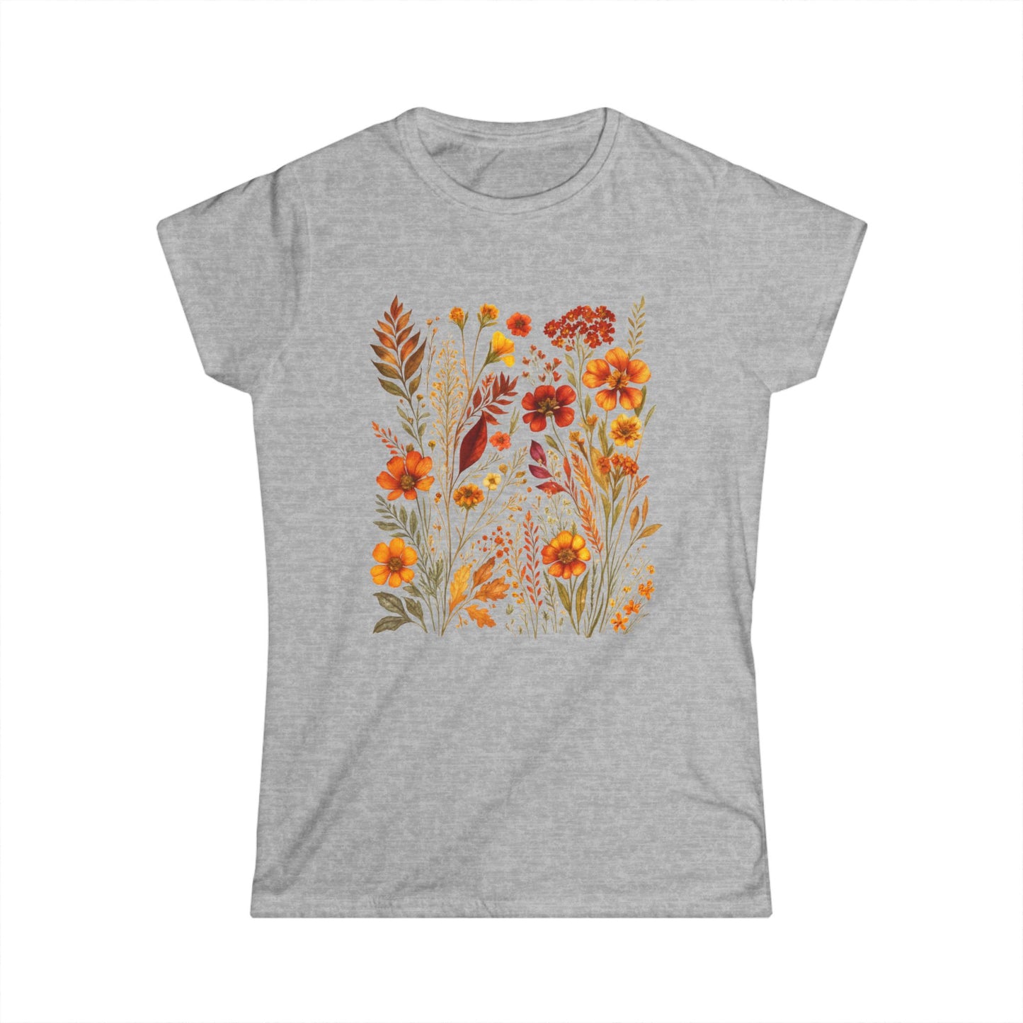 Autumn Floral - Women's Softstyle Tee