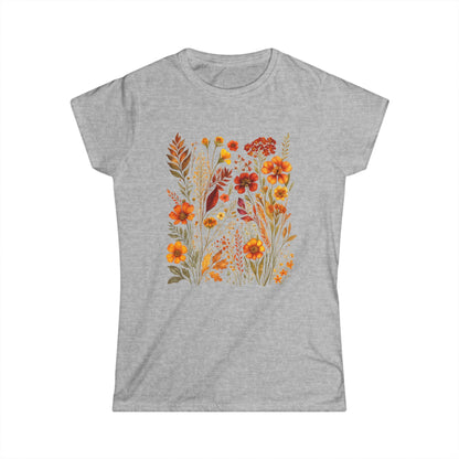 Autumn Floral - Women's Softstyle Tee