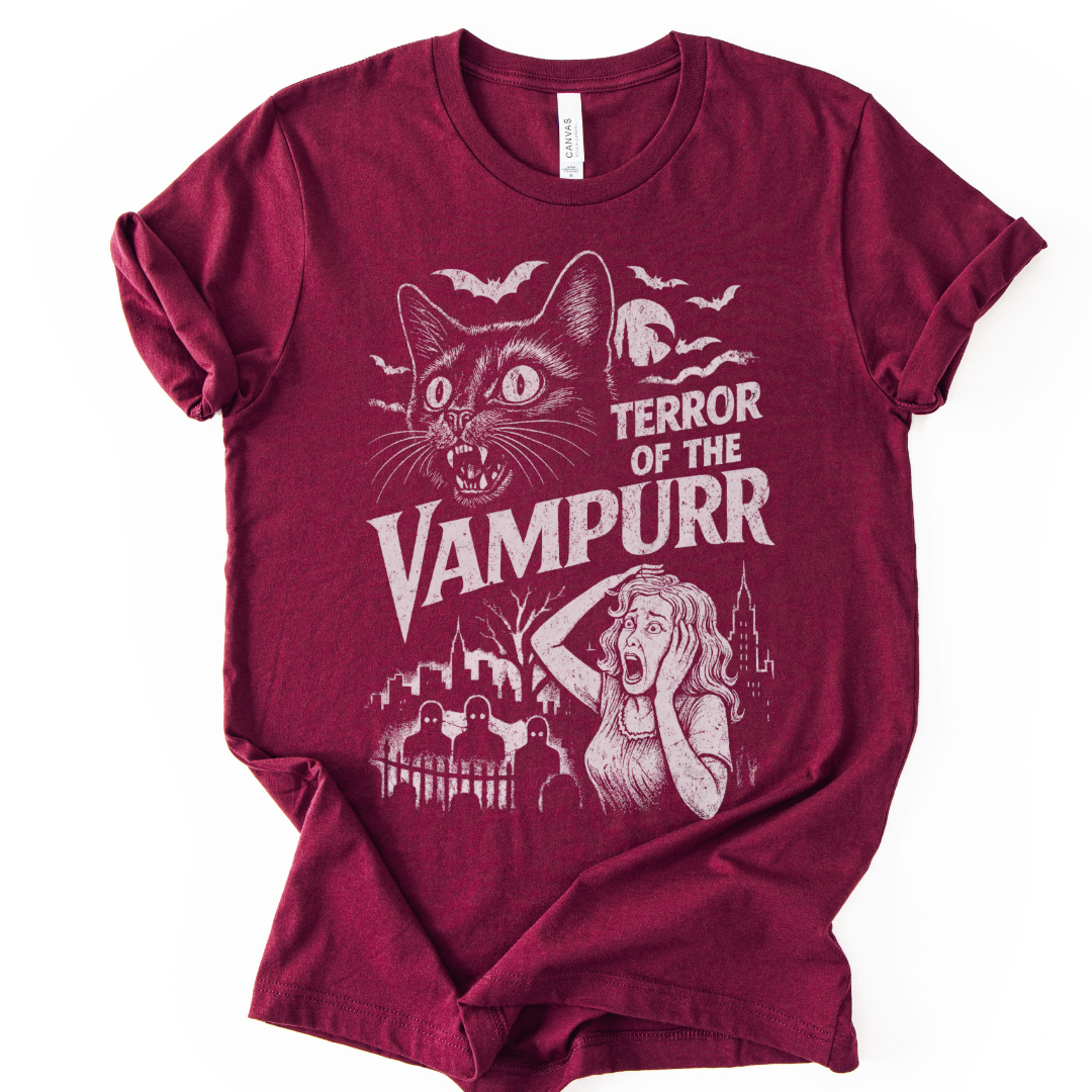 Terror Of The Vampurr - Bella Canvas Super Soft Fitted T Shirt