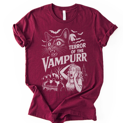 Terror Of The Vampurr - Bella Canvas Super Soft Fitted T Shirt