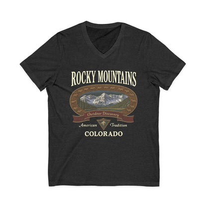Rocky Mountains - Short Sleeve V Neck
