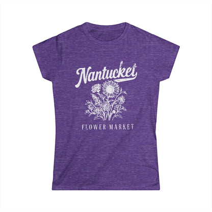 Nantucket Flower Market - Women's Softstyle Tee