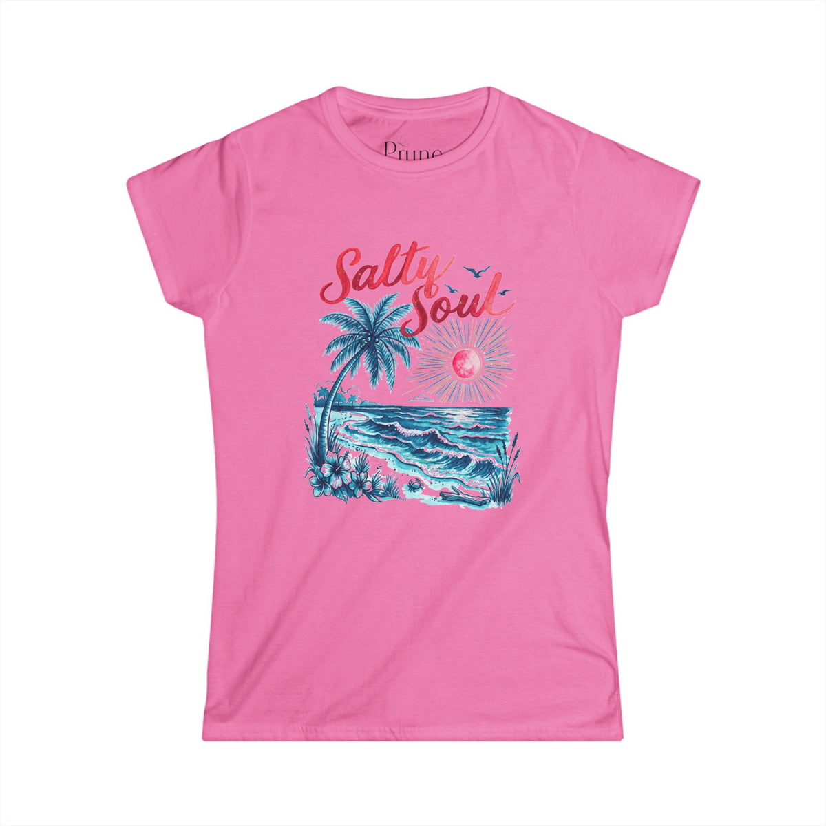Salty Soul - Women's Cut Fitted Tee